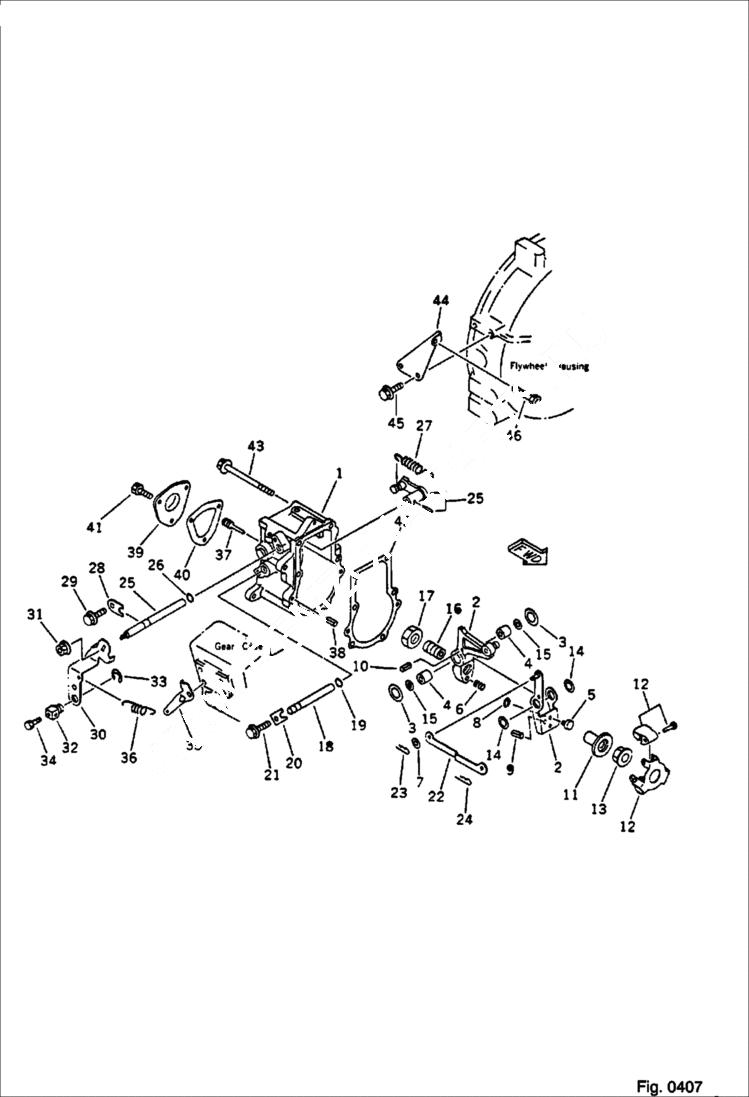 Схема запчастей Bobcat 56 - GOVERNOR CONTROL FUEL SYSTEM