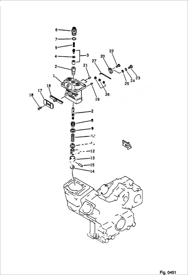 Схема запчастей Bobcat 56 - FUEL INJECTION PUMP FUEL SYSTEM