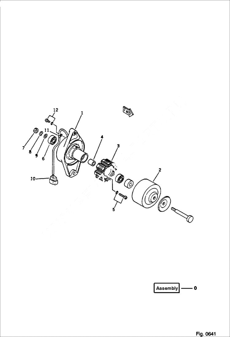 Схема запчастей Bobcat 56 - ALTERNATOR ELECTRICAL SYSTEM