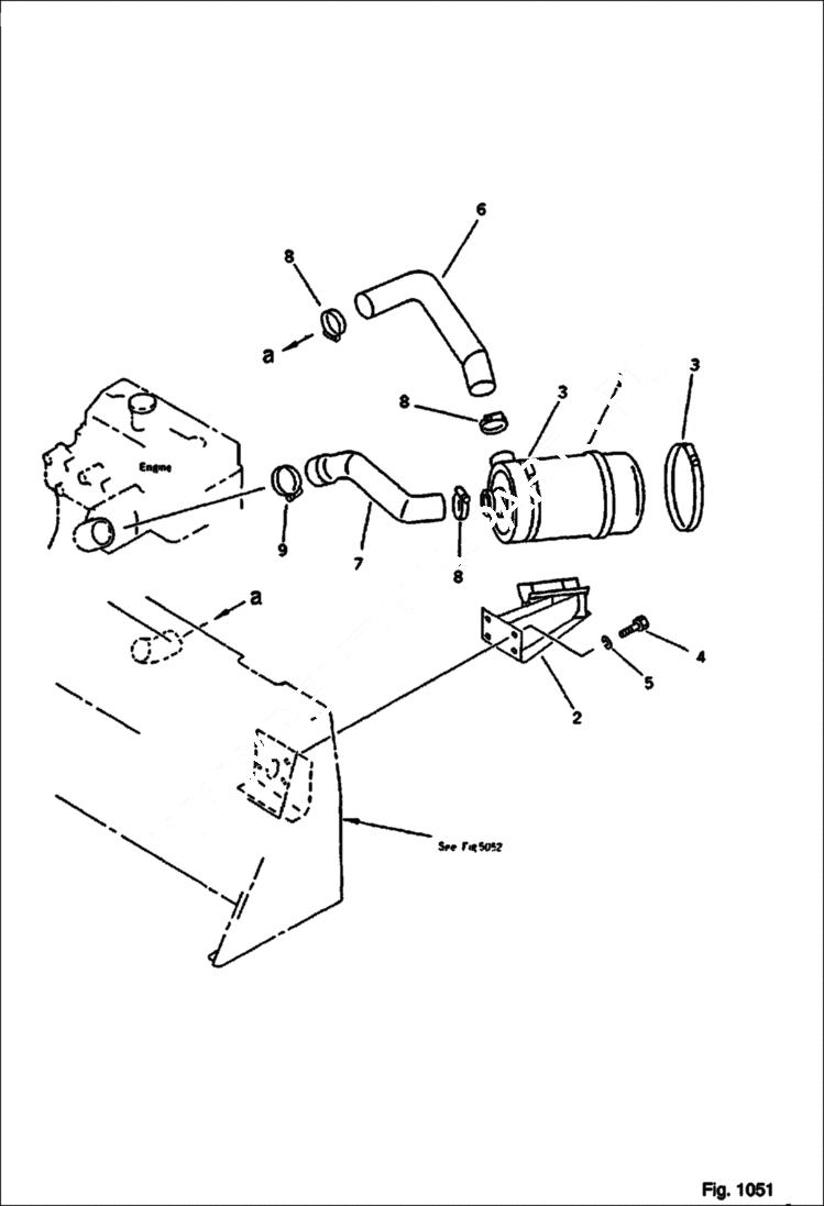 Схема запчастей Bobcat 116 - AIR CLEANER CONNECTION ENGINE RELATED PARTS AND ELECTRICAL SYSTEM