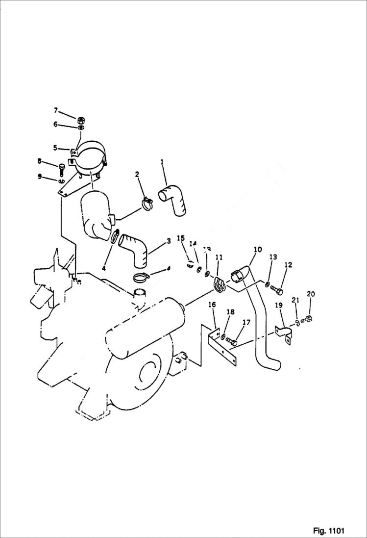 Схема запчастей Bobcat 56 - ENGINE RELATED PARTS ENGINE RELATED PARTS AND ELECTRICAL SYSTEM