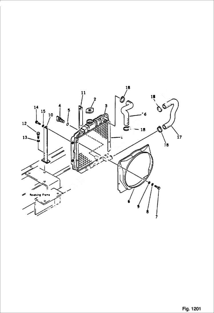 Схема запчастей Bobcat 56 - RADIATOR AND PIPING ENGINE RELATED PARTS AND ELECTRICAL SYSTEM