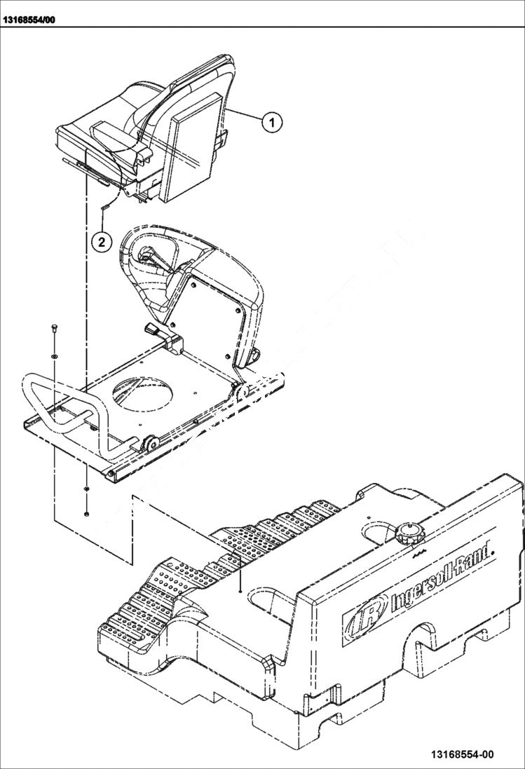 Схема запчастей Bobcat BCA24 - DUAL SEAT SWITCH - OPTIONAL (Field Kit) ACCESSORIES & OPTIONS