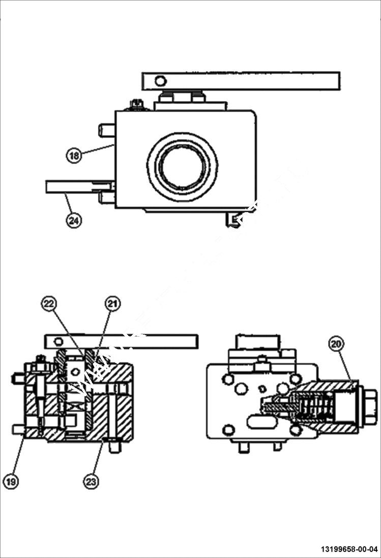 Схема запчастей Bobcat BCA14 - PROPULSION PUMP (Internal Breakdown) POWER UNIT