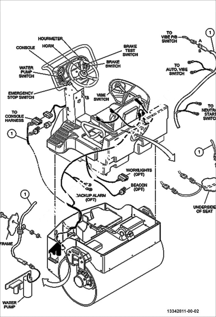 Схема запчастей Bobcat BCA24 - WIRING HARNESS ASSEMBLY ELECTRICAL SYSTEM