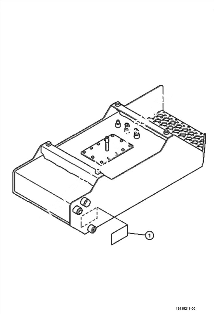 Схема запчастей Bobcat BCA24 - BIODEGRADABLE OIL (Optional) POWER UNIT