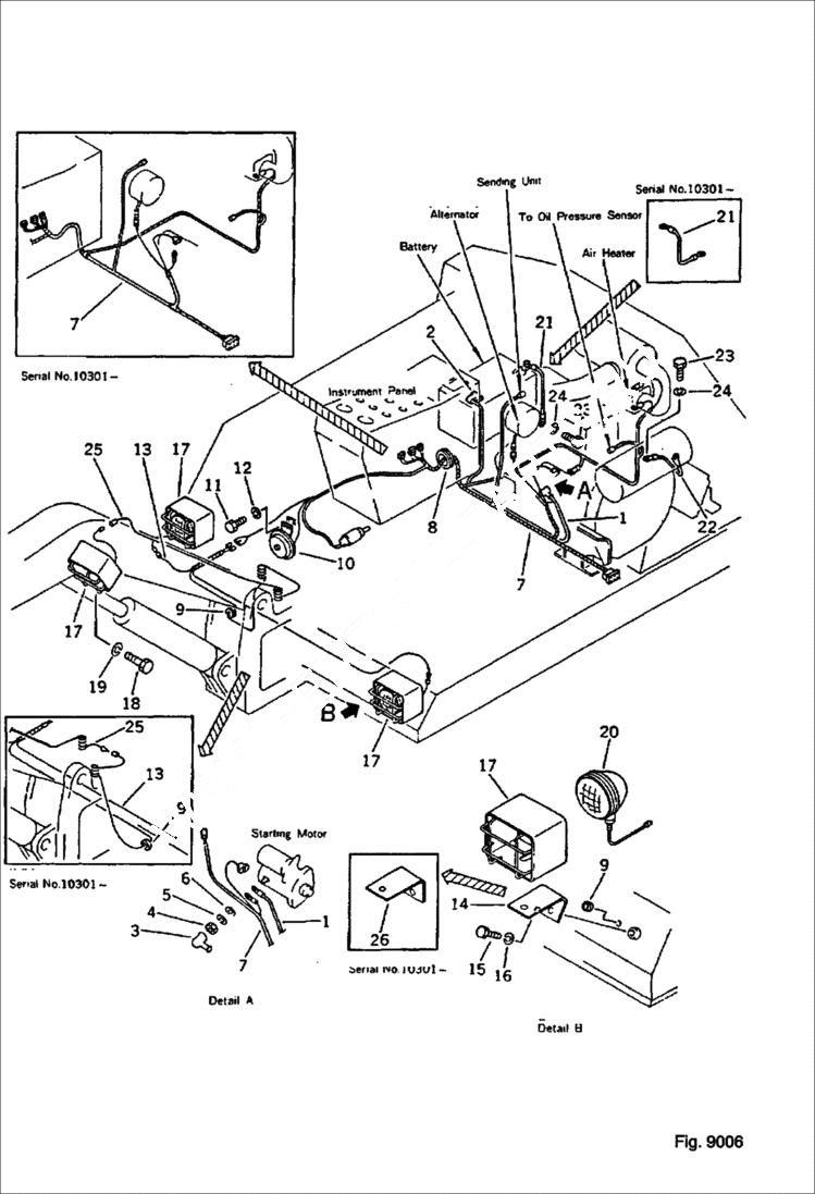 Схема запчастей Bobcat 76 - ELECTRICAL SYSTEM USA SPEC. OPTIONAL PARTS, MARK PLATE
