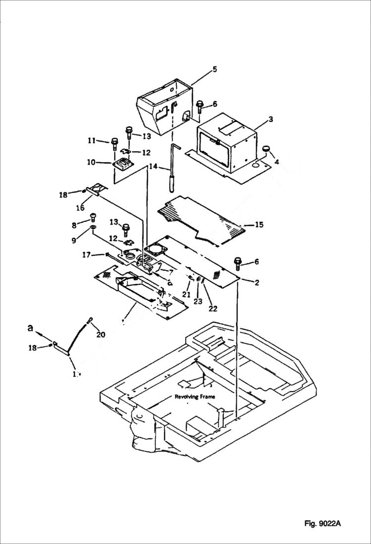 Схема запчастей Bobcat 76 - FLOOR PLATE USA SPEC. OPTIONAL PARTS, MARK PLATE