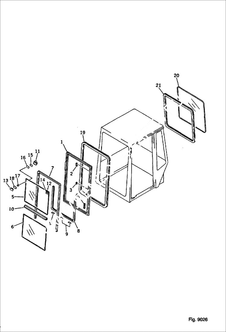 Схема запчастей Bobcat 76 - OPERATOR (2/4) USA SPEC. OPTIONAL PARTS, MARK PLATE