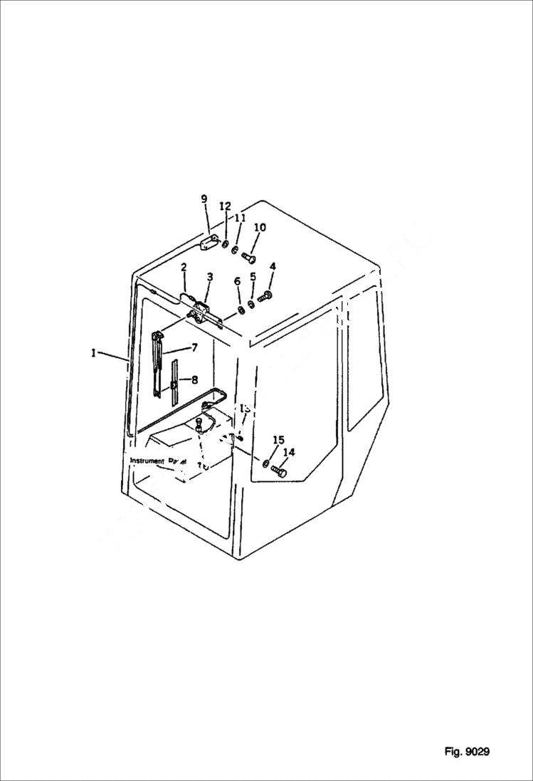 Схема запчастей Bobcat 76 - ELECTRICAL SYSTEM (FOR CAB) USA SPEC. OPTIONAL PARTS, MARK PLATE