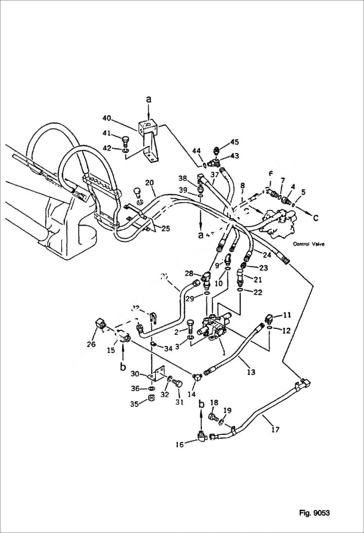 Схема запчастей Bobcat 76 - HYDRAULIC PUMP (1/2) (FOR ADDITIONAL VALVE) USA SPEC. (OP) OPTIONAL PARTS, MARK PLATE