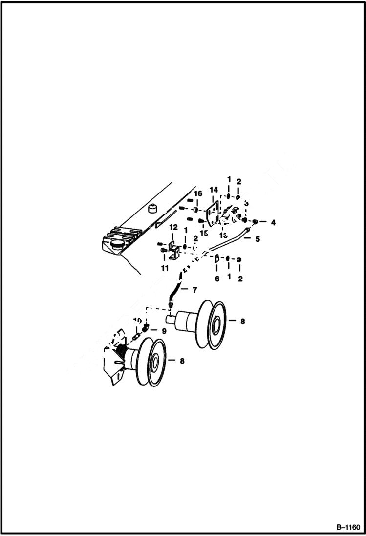 Схема запчастей Bobcat 500s - VARIABLE SPEED DRIVE CIRCUITRY M-444 S/N 30269 & Below, M-500 S/N 41339 & Below HYDRAULIC SYSTEM