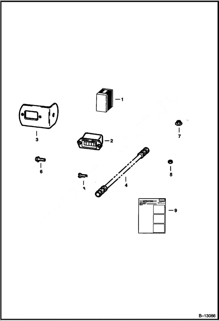 Схема запчастей Bobcat 700s - HOURMETER KIT ACCESSORIES & OPTIONS