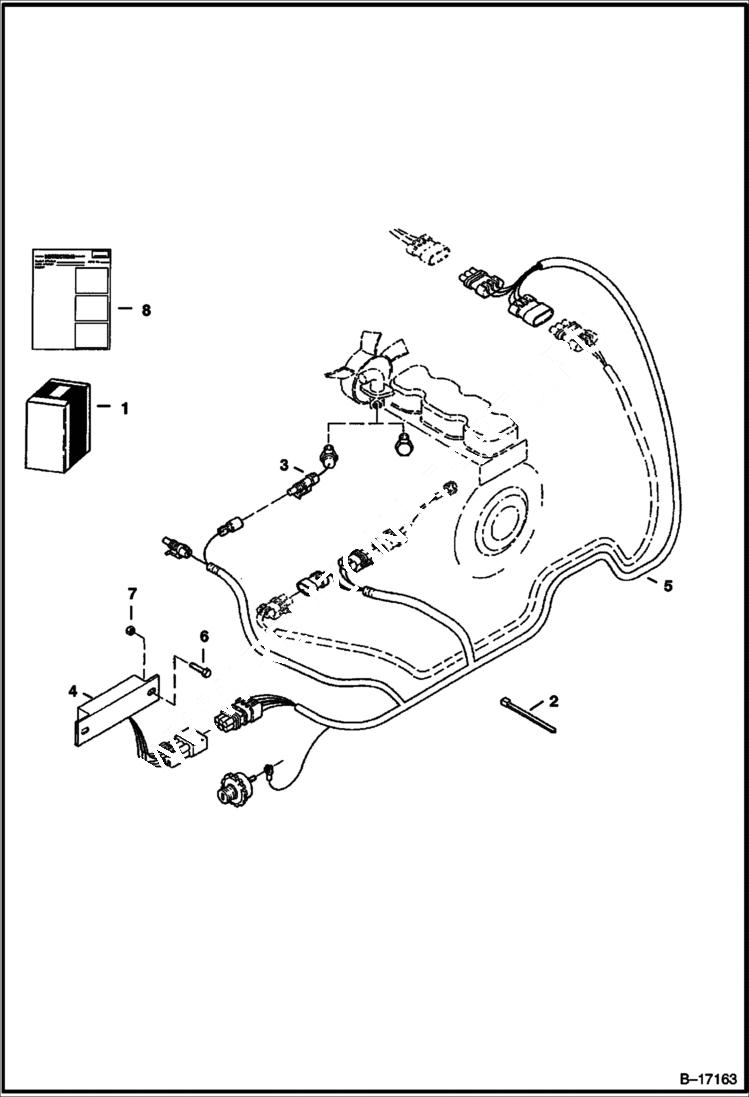 Схема запчастей Bobcat 341 - RENTAL KIT ACCESSORIES & OPTIONS