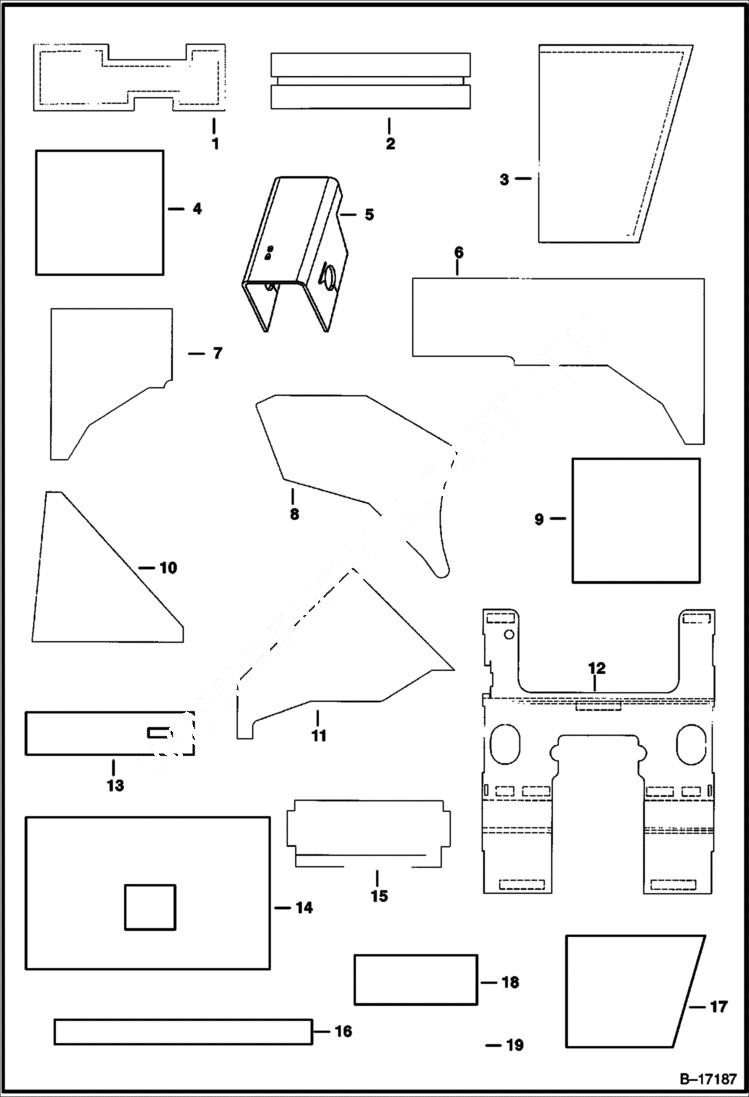 Схема запчастей Bobcat 700s - SOUND OPTION ACCESSORIES & OPTIONS