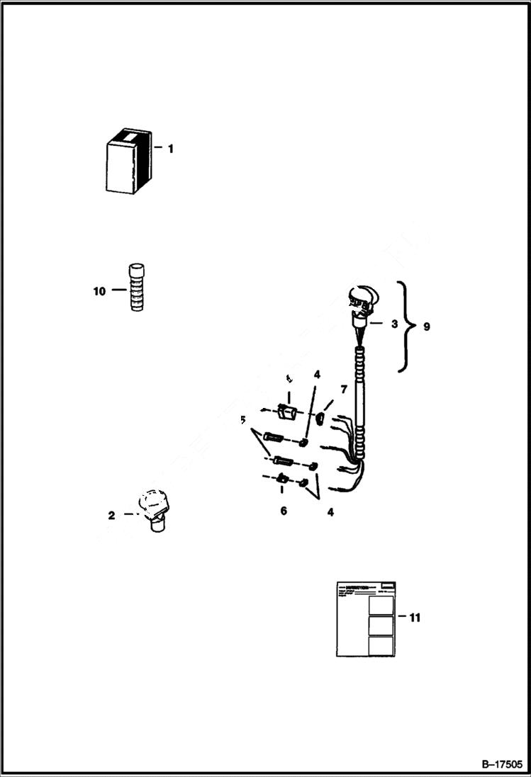 Схема запчастей Bobcat S-Series - CONTROLS ELECTRICAL ELECTRICAL SYSTEM