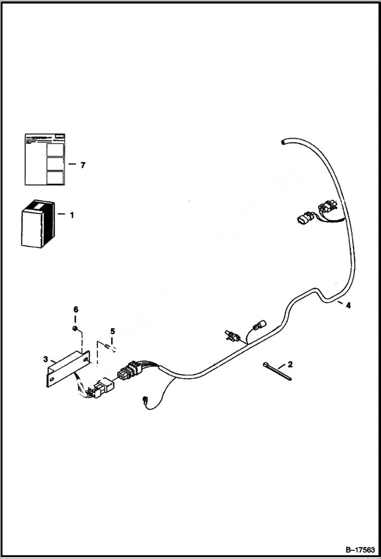 Схема запчастей Bobcat 320 - RENTAL KIT ACCESSORIES & OPTIONS