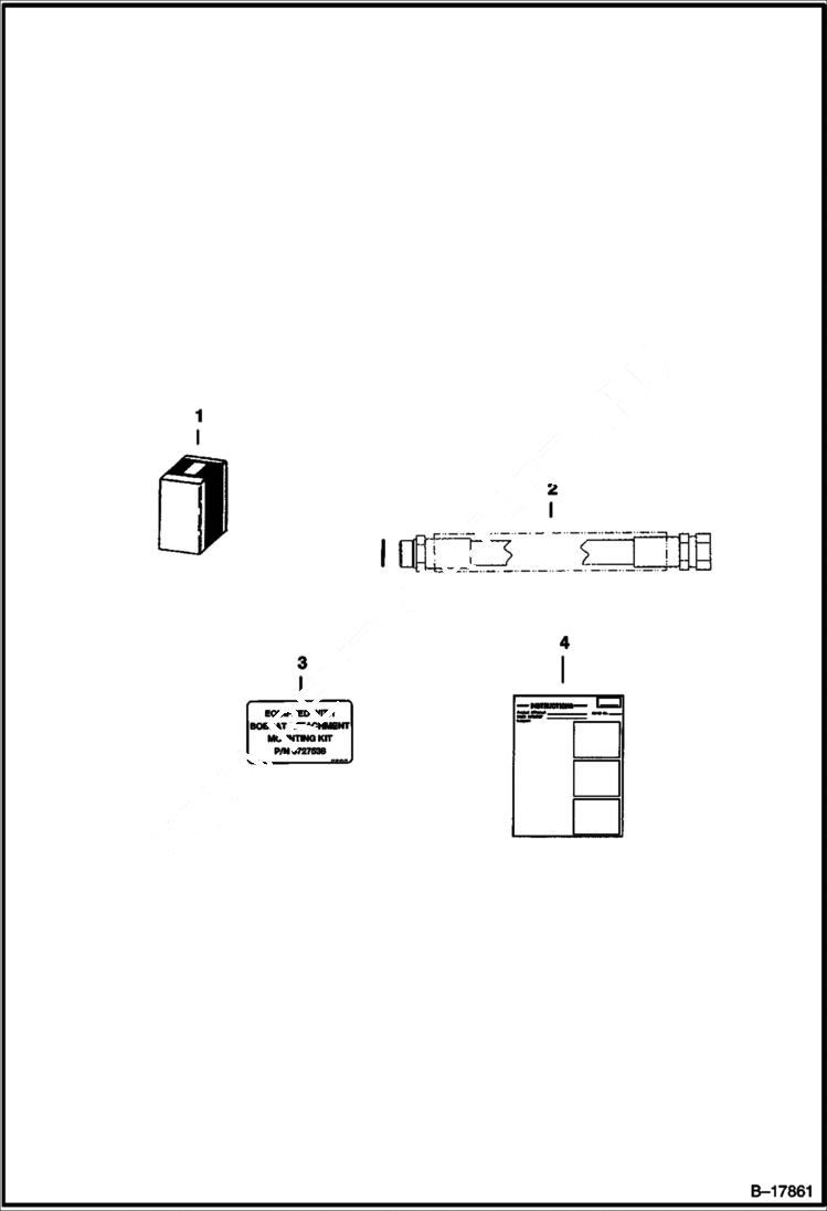 Схема запчастей Bobcat AUGERS - AUGER (Attachments Plus Kit) (New Holland Loader/Bobcat Auger) Loader