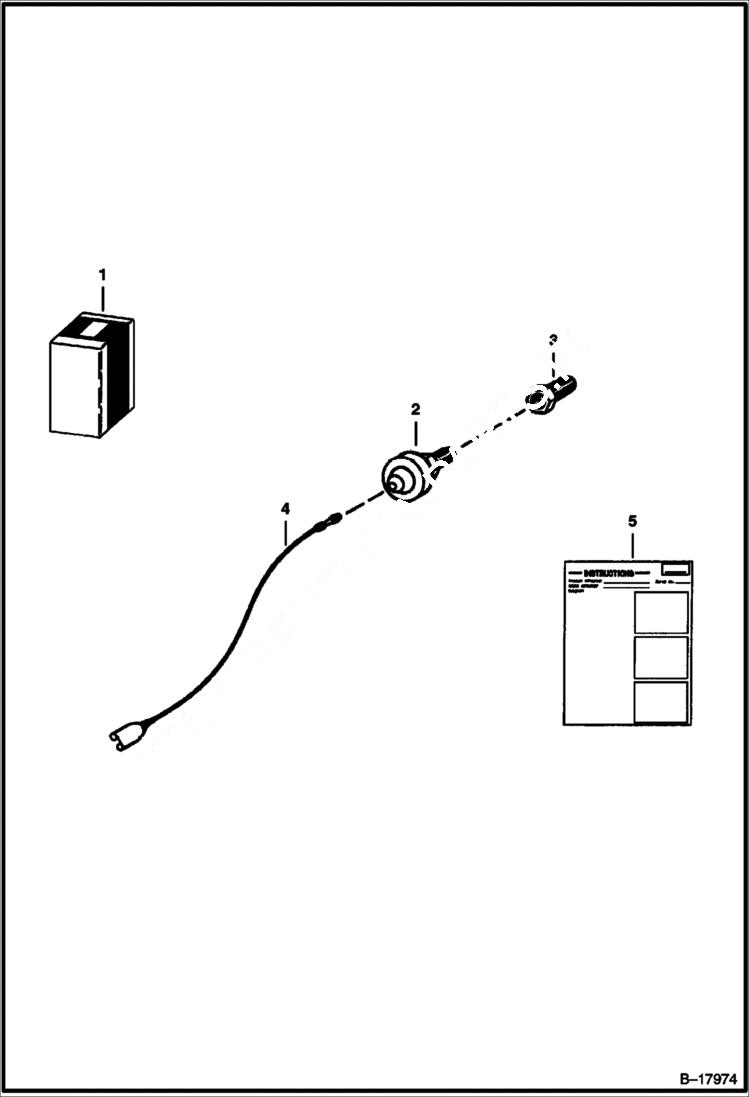 Схема запчастей Bobcat 400s - OIL PRESSURE SWITCH KIT ACCESSORIES & OPTIONS
