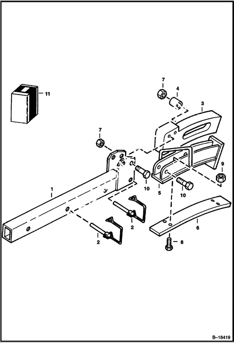 Схема запчастей Bobcat TRENCHERS - TRENCHER (Trench Cleaner) (LT204) Loader