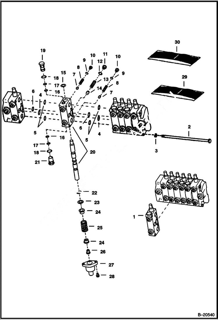 Схема запчастей Bobcat BACKHOE - BACKHOE (Dipperstick Section) (914) 914/914A BACKHOE
