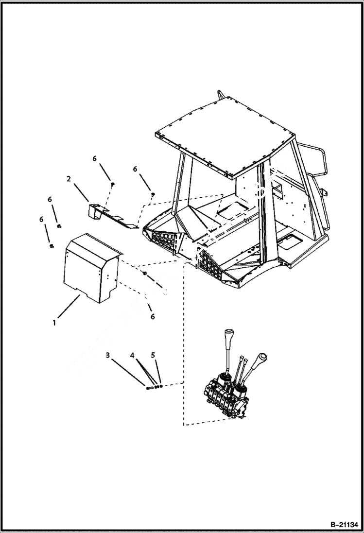 Схема запчастей Bobcat BL470 - CAB CAB