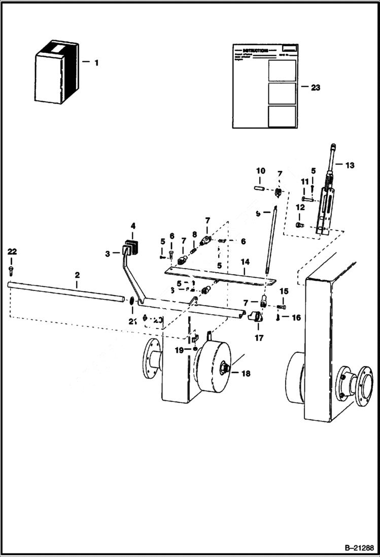 Схема запчастей Bobcat 500s - BRAKES ACCESSORIES & OPTIONS