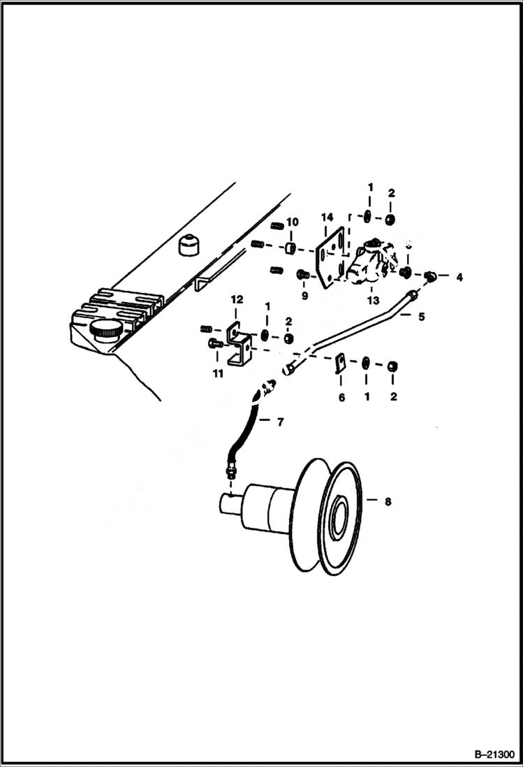 Схема запчастей Bobcat 600s - VARIABLE SPEED DRIVE CIRCUITRY S/N 41339 & Below HYDRAULIC SYSTEM
