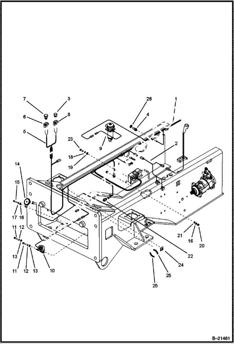 Схема запчастей Bobcat BL470 - ELECTRICAL ELECTRICAL SYSTEM
