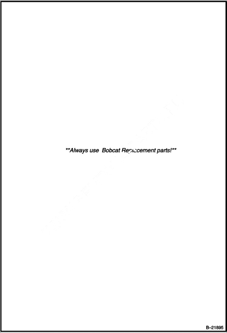 Схема запчастей Bobcat BCT13 - MANUALS ACCESSORIES & OPTIONS