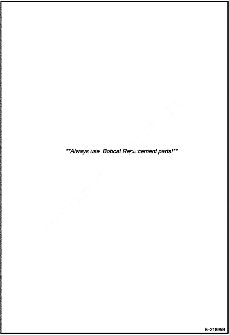 Схема запчастей Bobcat GENERATOR - MAINTENANCE ITEMS (BG3H) BG3H