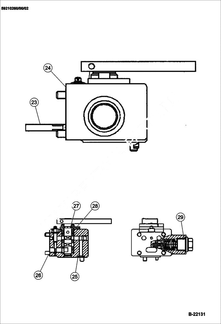 Схема запчастей Bobcat BCA14 - PROPULSION PUMP (Internal Breakdown) POWER UNIT