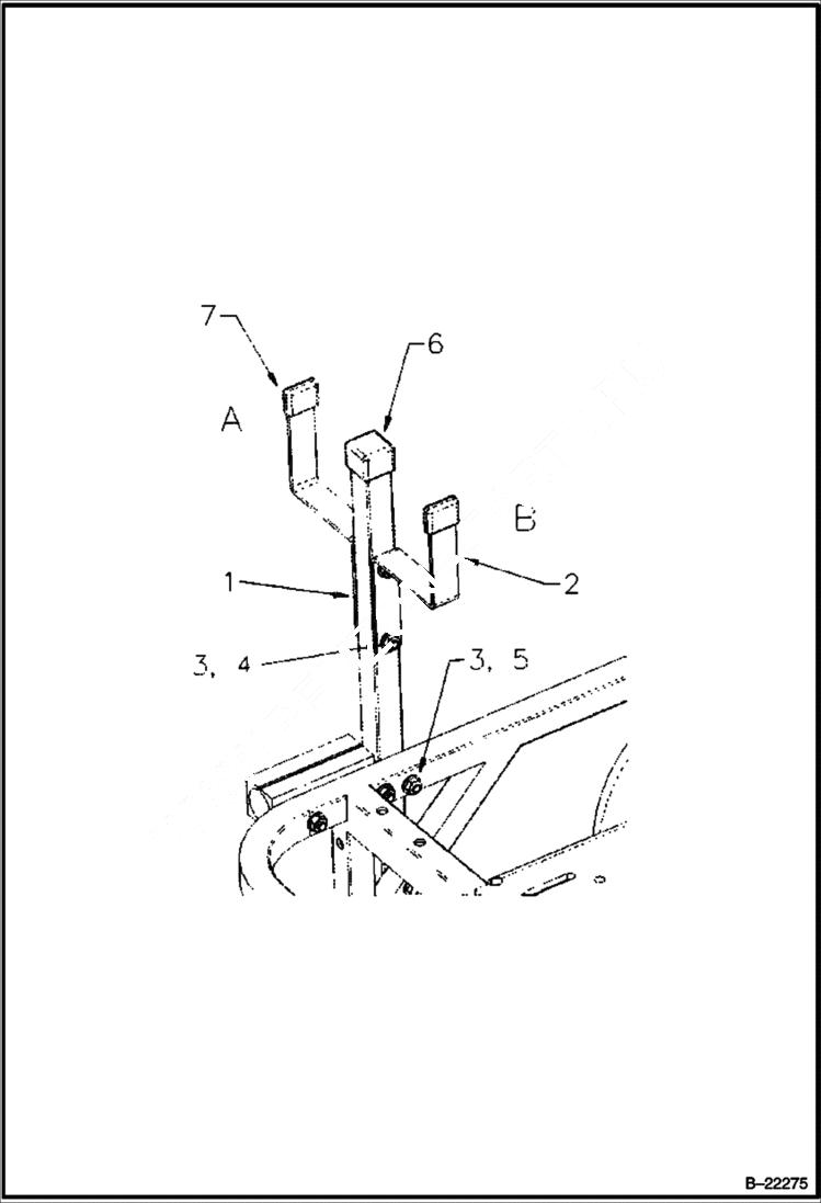 Схема запчастей Bobcat AIR COMPRESSOR - HOSE RACK OPTION ACCESSORIES & OPTIONS