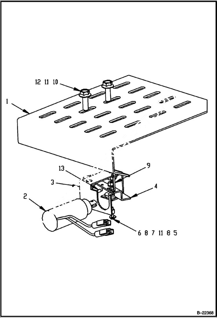 Схема запчастей Bobcat GENERATOR - IDLE CONTROL (BG5H) BG5H