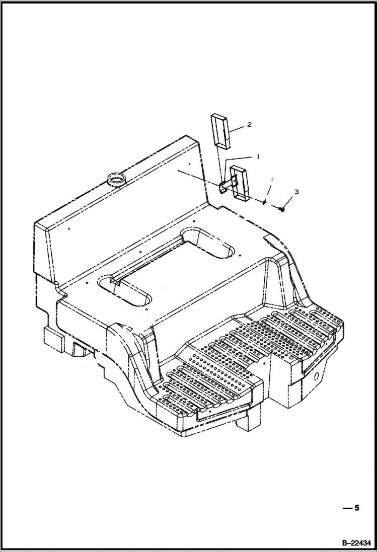 Схема запчастей Bobcat BCA24 - FIRST AID KIT CONSOLE