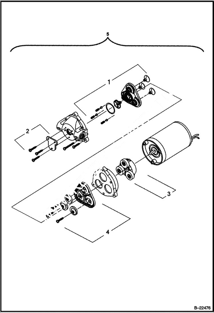 Схема запчастей Bobcat BCA24 - WATER PUMP WATER SYSTEM