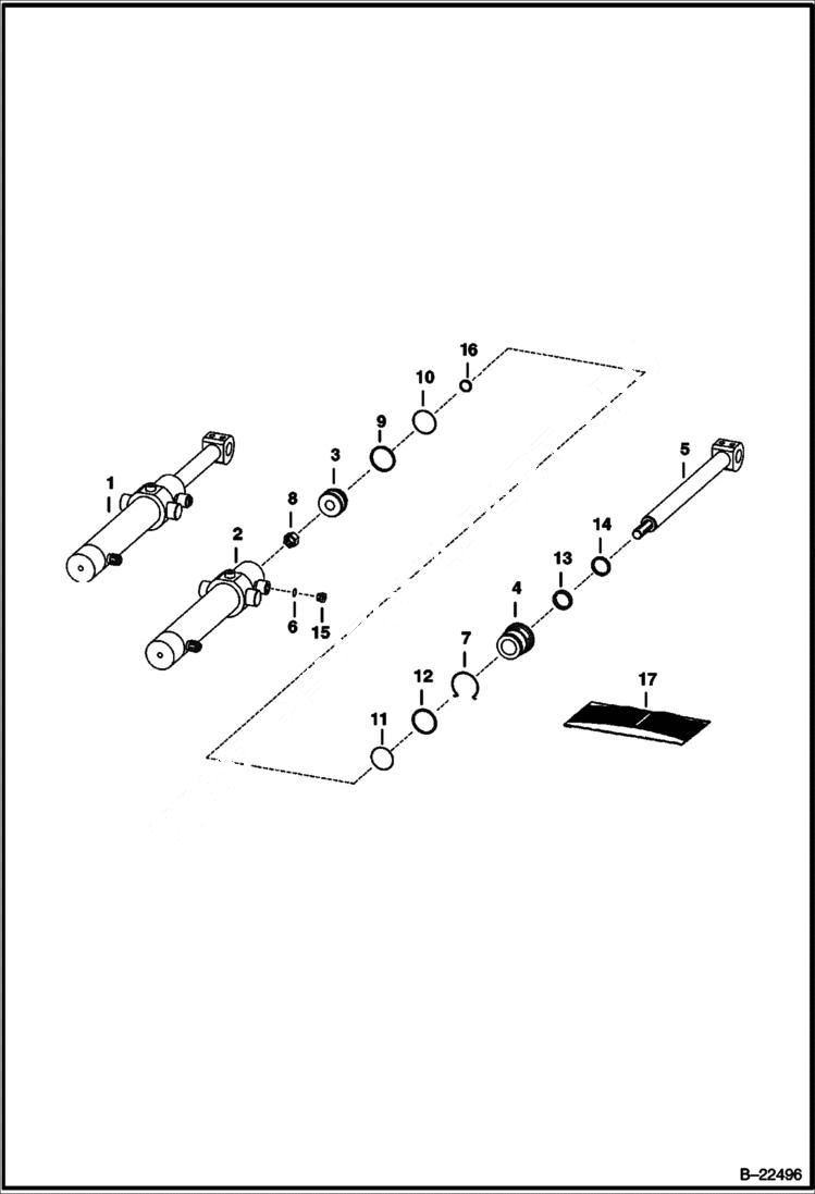 Схема запчастей Bobcat PLANERS - PLANER (Depth Control Cylinder) (18) (24) Loader