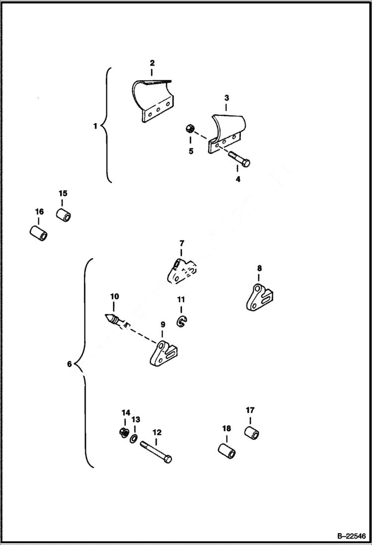 Схема запчастей Bobcat TRENCHERS - TRENCHER (Tooth Kits) (LT213) Loader