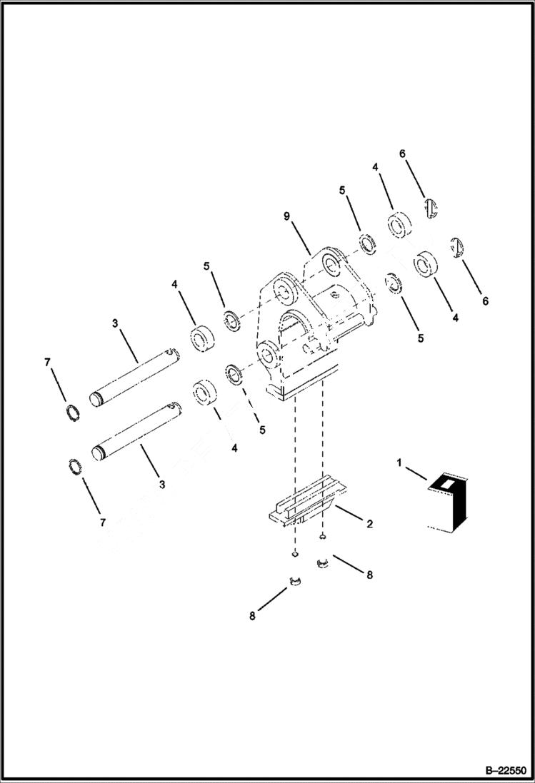 Схема запчастей Bobcat BL275 - X-CHANGE X-CHANGE