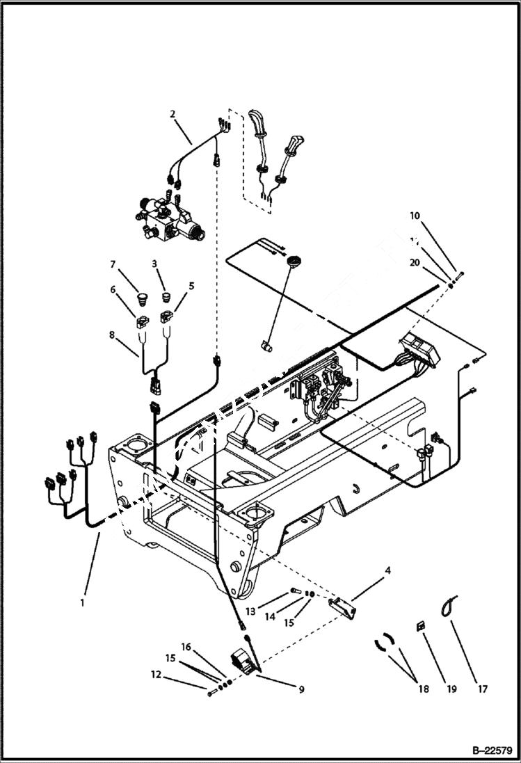 Схема запчастей Bobcat BL275 - ELECTRICAL ELECTRICAL SYSTEM