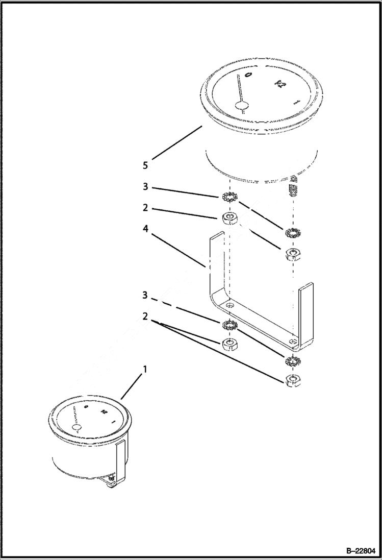 Схема запчастей Bobcat BL275 - GAS LEVER CONTROL ELECTRICAL SYSTEM