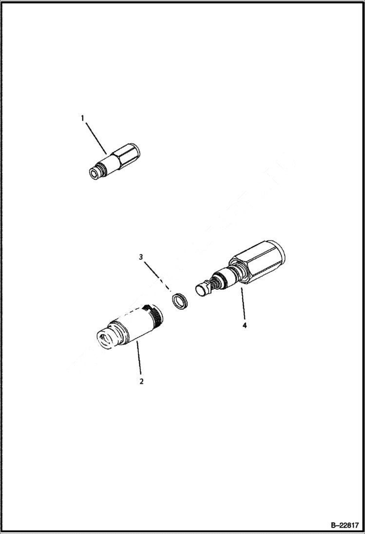 Схема запчастей Bobcat BL275 - HYDRAULIC CIRCUITRY Loading Arm HYDRAULIC SYSTEM