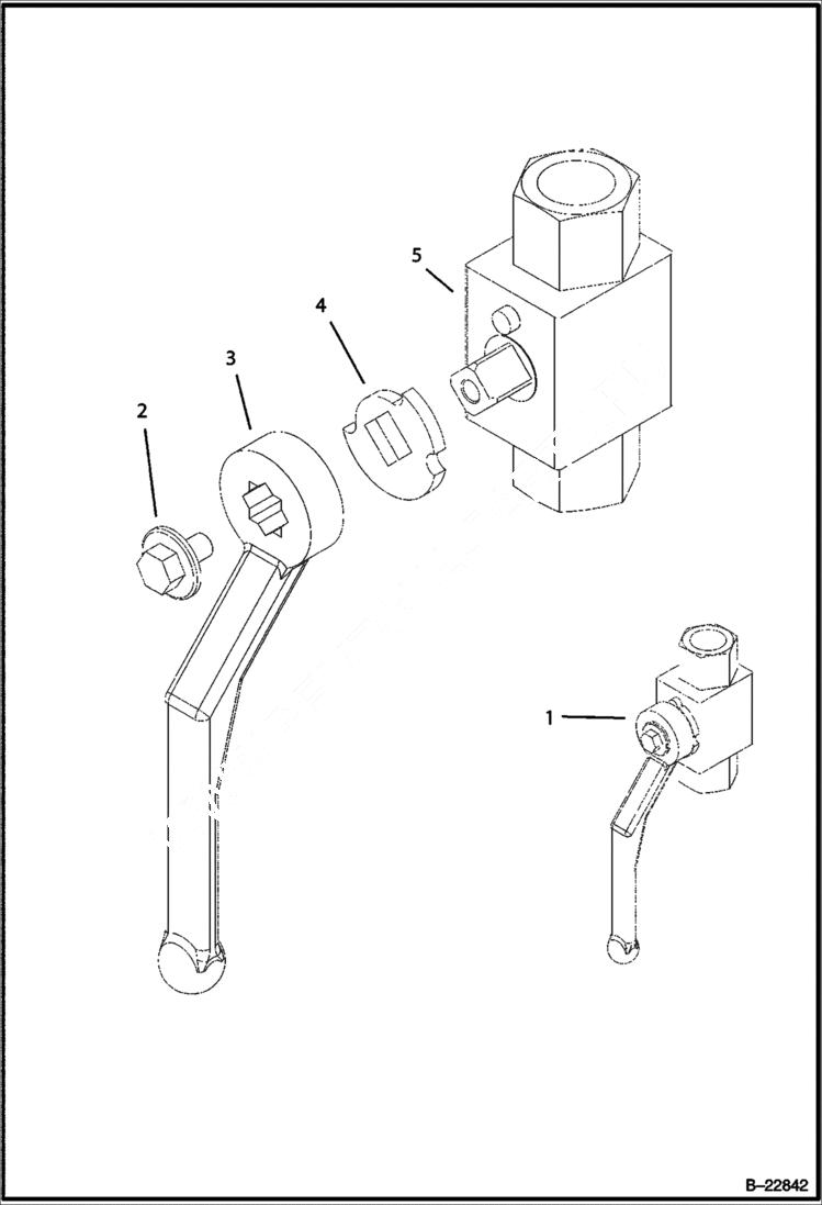 Схема запчастей Bobcat BL275 - HYDRAULIC CIRCUITRY Frame (Valve) HYDRAULIC SYSTEM