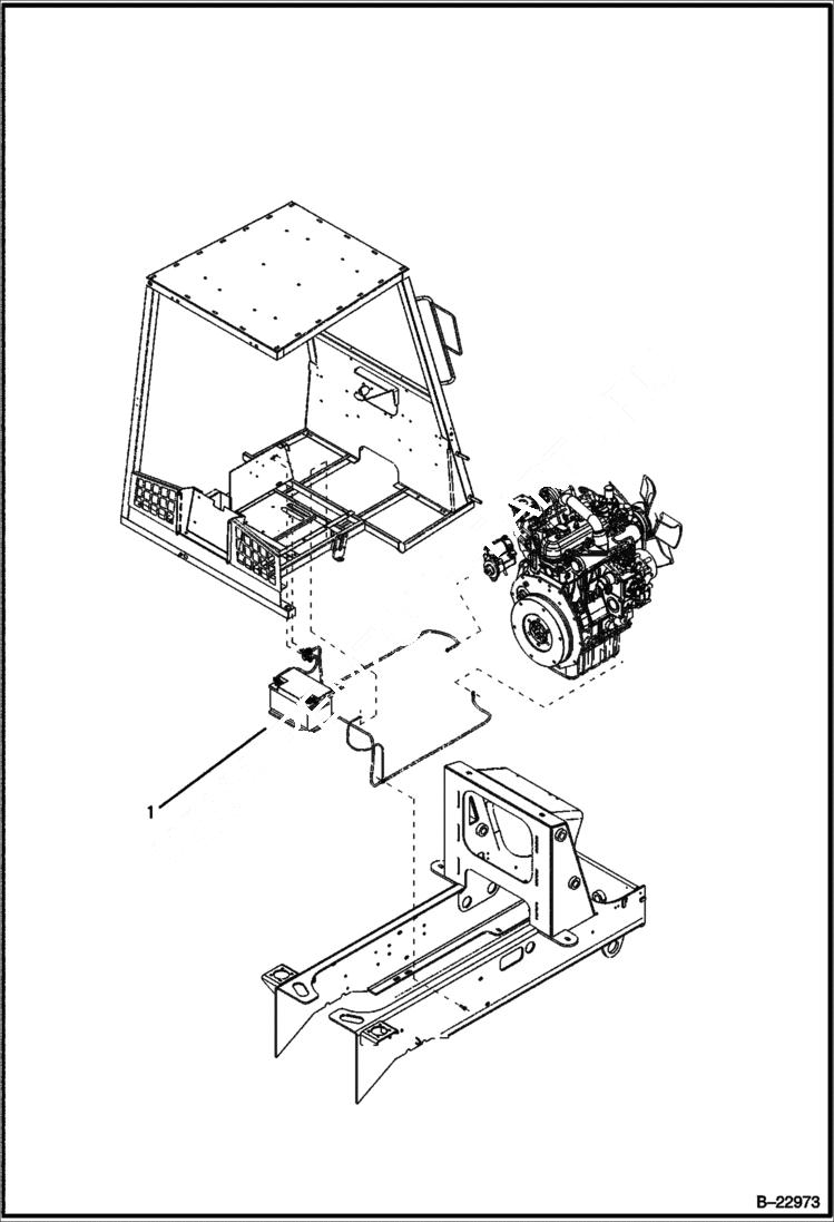 Схема запчастей Bobcat B100 - ELECTRICAL ELECTRICAL SYSTEM
