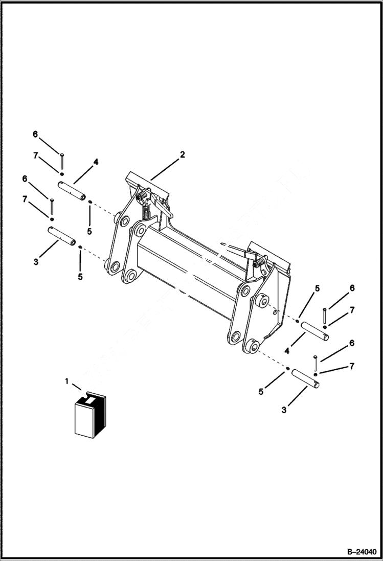 Схема запчастей Bobcat B300 - BOBTACH BOBTACH