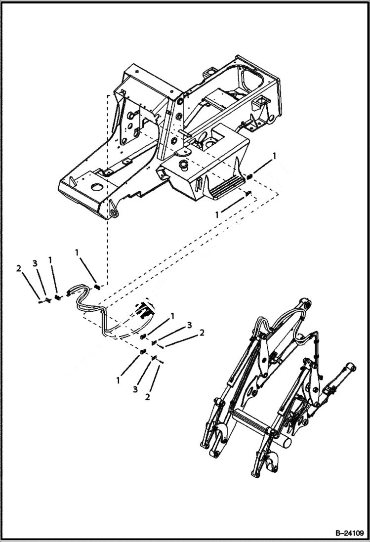 Схема запчастей Bobcat BL370 - HYDRAULIC CIRCUITRY (Frame) HYDRAULIC SYSTEM