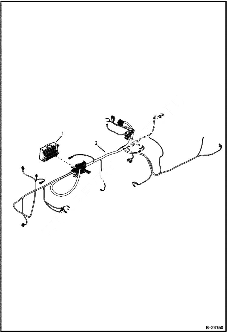 Схема запчастей Bobcat B300 - ELECTRICAL CIRCUITRY ELECTRICAL SYSTEM