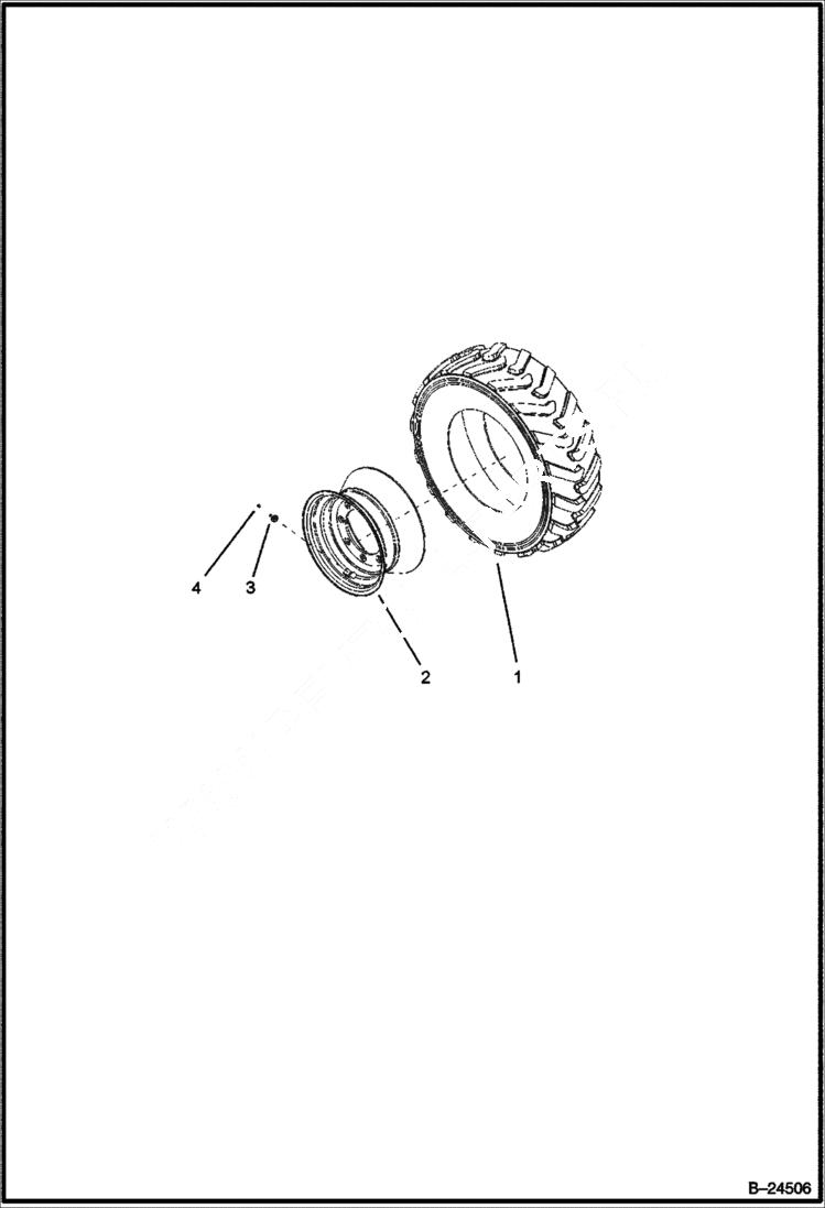 Схема запчастей Bobcat BL570 - Колесные MAIN FRAME