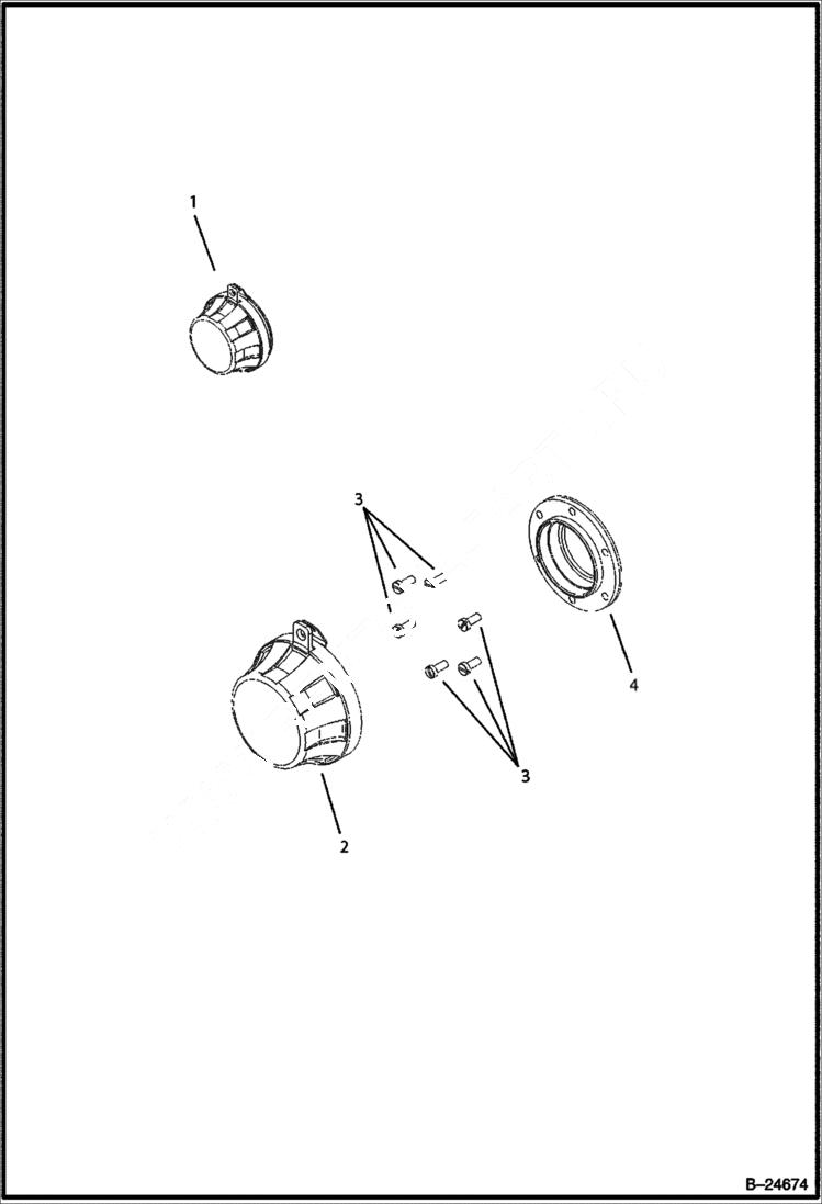 Схема запчастей Bobcat BL570 - TANK POWER UNIT