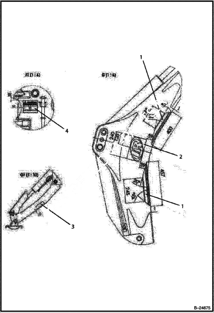 Схема запчастей Bobcat BL570 - DECALS POWER UNIT